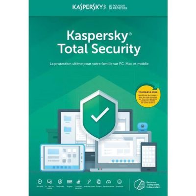 Total Security KASPERSKY 2020 3 Postes & 1 compte utilisateur / 1an