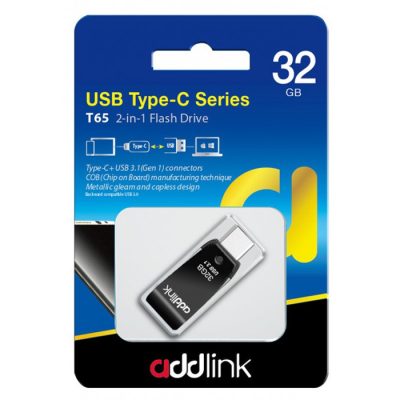 Flash Disque Addlink T65 OTG 2en1 USB 3.1+ Type C 32 Go