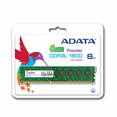 Barrette Mémoire Adata DDR3L-1600 8GO U-DIMM