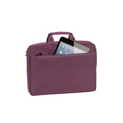 Sacoche Rivacase Pour Pc Portable 15.6″ Bleu/Gris/Purple/Black