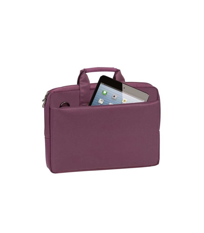 Sacoche Rivacase Pour Pc Portable 15.6" Bleu/Gris/Purple/Black