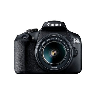 Appareil Photo Canon EOS 2000D + Objectif EF-S 18-55 mm IS II