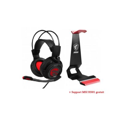 CASQUE MICRO USB GAMING MSI DS502 + SUPPORT MSI OFFERT