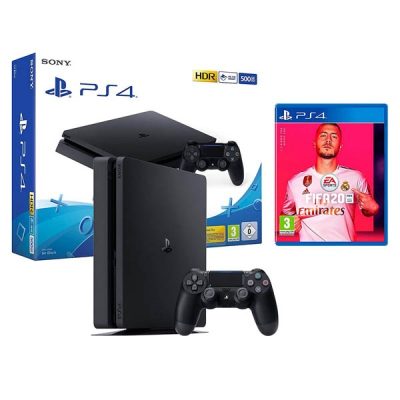 Console PS4 Slim Sony 500Go + FIFA 20