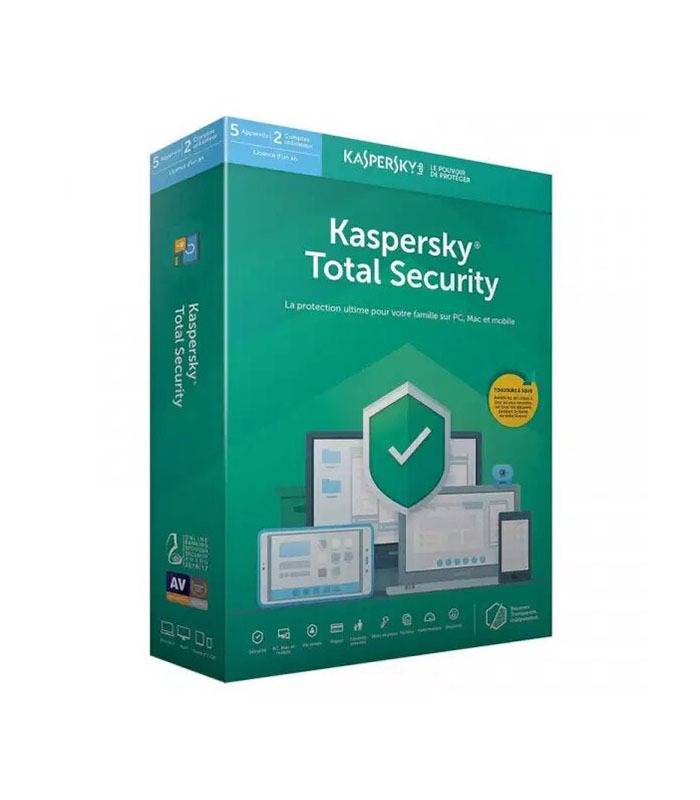 Internet Security KASPERSKY 2021 5Postes / 1an