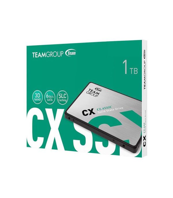 Disque Dur Interne TEAM GROUP CX2 1TO SSD 2.5'' SATA III