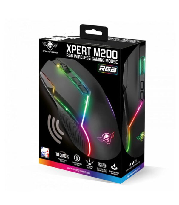 Souris Sans Fil Gaming SPIRIT OF GAMER XPERT-M200 RGB