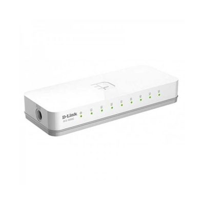 SWITCH D-LINK 8 PORTS 10/100 MBPS – BLANC