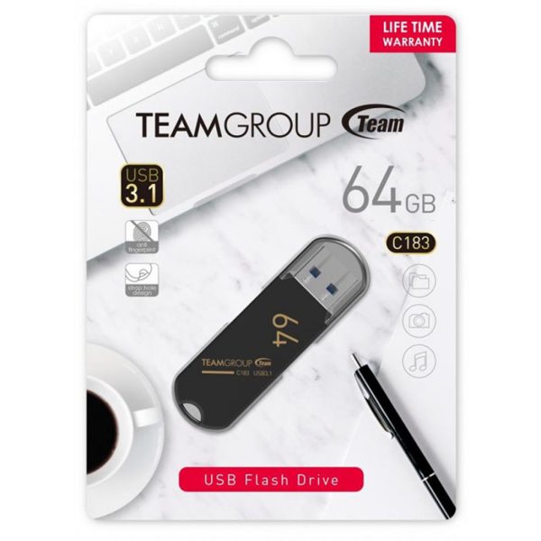 CLÉ USB TEAM GROUP C183 64GO USB 3.1