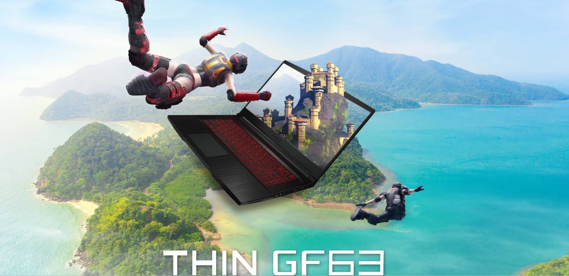 pc portable gamer msi thin gf63 12u i7 12e gen rtx 3050 tunisie
