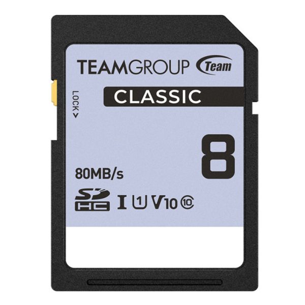 carte mémoire Team Group 8Go TCSDHC8GIV1001