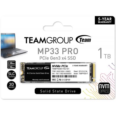 DISQUE DUR INTERNE SSD M.2 TEAM GROUP 1TO MP33 PRO
