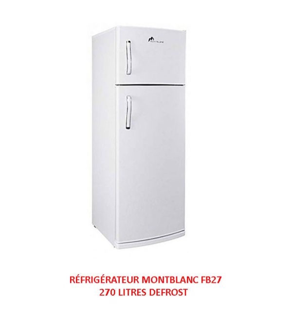Réfrigérateur MONTBLANC FB27 Bambi Blanc 270 litres double portes