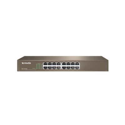 SWITCH TENDA TEF1016D 16 PORTS FAST ETHERNET 10/100 MBPS