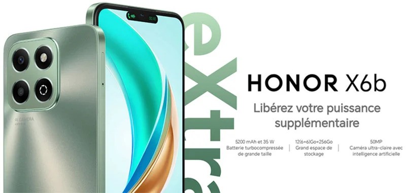 honor x6b fiche technique