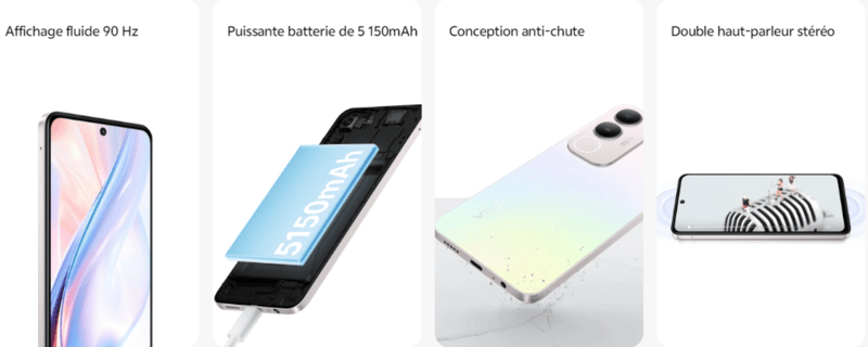 vivo y19s fiche technique tunisie