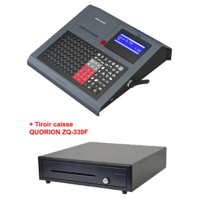 CAISSE ENREGISTREUSE QUORION QMP 6264 + TIROIR ZQ-330F