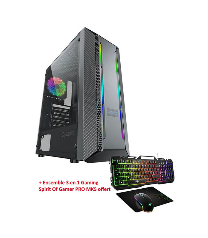 PC de bureau Pro JMB / boîtier AQIRYS MIZAR ARGB