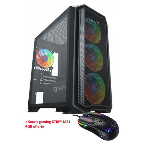 PC de bureau gamer JMB / boitier SOG AQIRYS Wezen