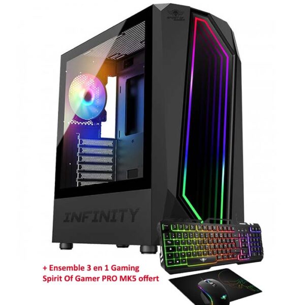 PC de bureau gamer JMB / boîtier NJOY Fort PC Case
