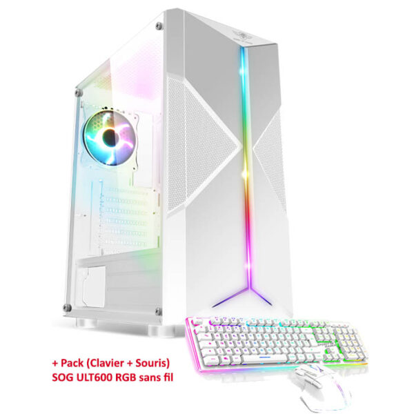 PC de bureau gamer JMB / boitier SOG Clone 3