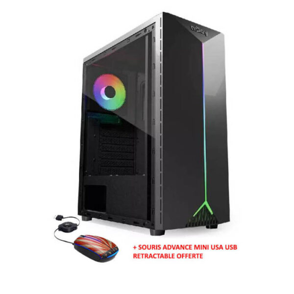 PC de bureau Pro JMB / boîtier NJOY ANIL Black