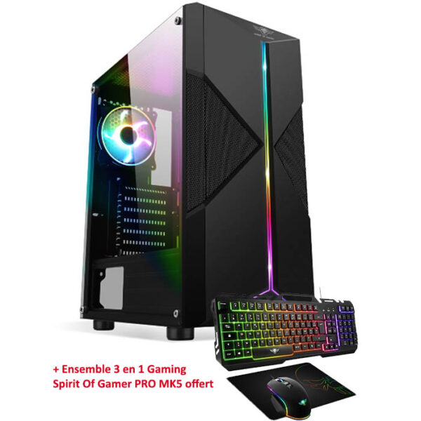 PC de bureau gamer JMB / boitier SOG Clone 3